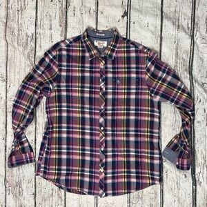 Penguin by Munswingwear Mens Plaid Long Sleeve Button Down Shirt